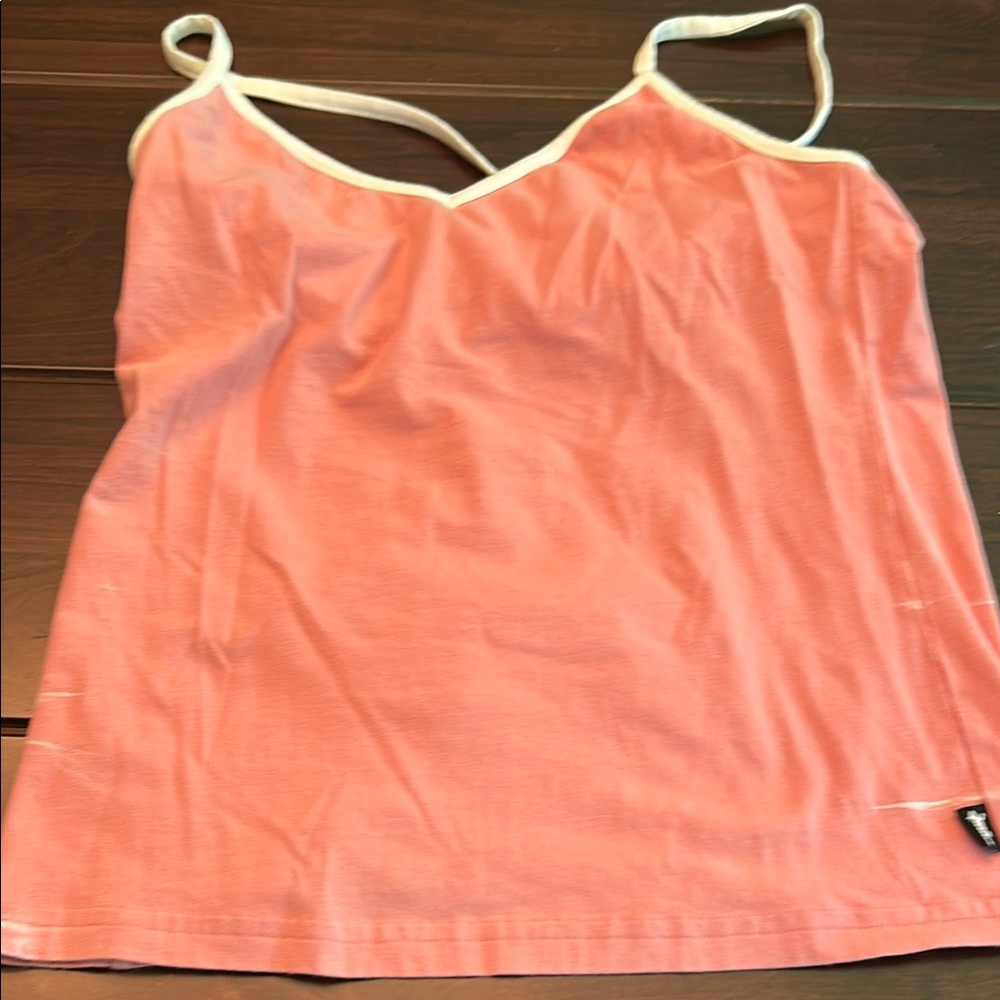 Horny Toad Coral Camisole with White Trim
